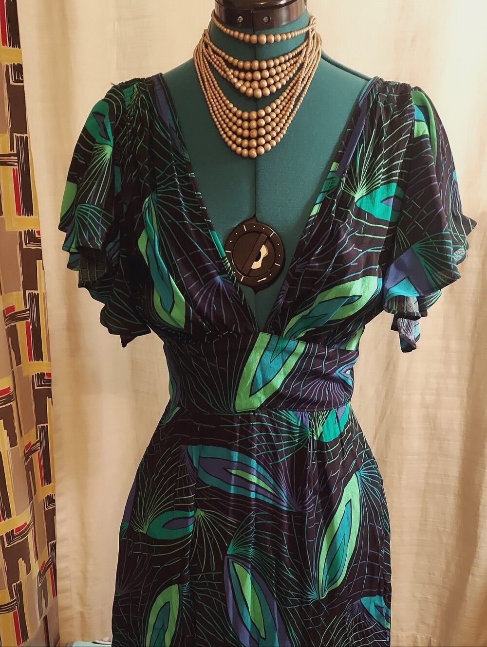 Trashy Diva Deco Peacock Dress